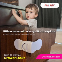 Kidz Valle Drawer Lock - Child Safety