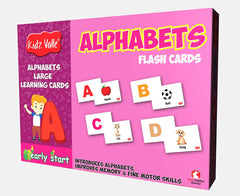 Kidz Valle Alphabets Flash Cards - 25 Number, Early Start Learning Cards