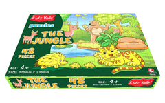 Kidz Valle The Jungle 48 Pieces Jigsaw Puzzle, for Age 4 Years and Above, Size: 32.5 cm X 23.5 cm