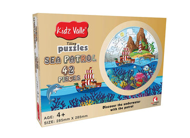 Kidz Valle Sea Patrol 42 Pieces Jigsaw Puzzle, for Age 5 Years and Above, Size: 28.5 cm X 28.5 cm