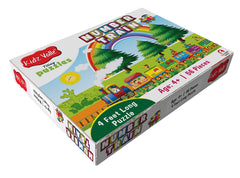 Kidz Valle Number Train 4 Feet Long 56 Pieces Jigsaw Puzzle for Age 4 Years and Above,