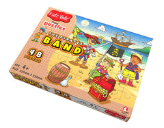 Kidz Valle The Pirates Band 48 Pieces Jigsaw Puzzle, for Age 4 Years and Above, Size: 32.5 cm X 23.5 cm