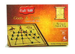Kidz Valle Goats & Tigers , ADU Huli Aata , ADU Puli Aatam, Punjitam, Bagh Bakri or Pulikatta, Indian Traditional Board Game Board Game